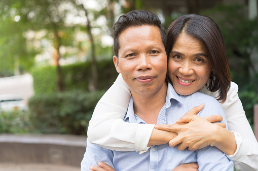 Asian couple